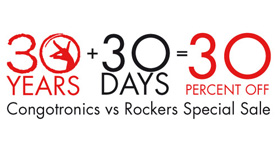 Congotronics vs Rockers Tour = 30 day discount at 30%